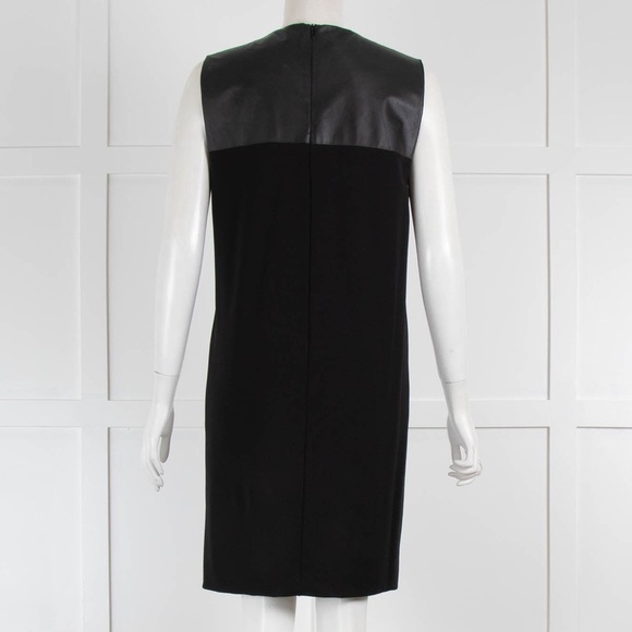 PEDRO LOURENÇO Black Sleeveless V neck mini Dress mesh lining size 36 / US Small - Picture 3 of 11